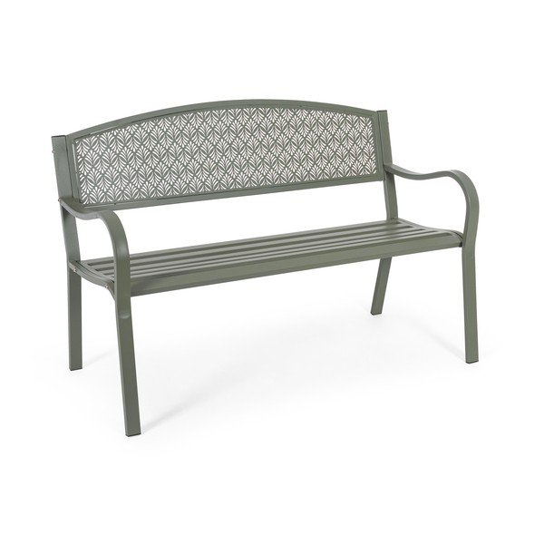 Khaki värvi metallist aiapink Lizette - Bizzotto-image-2