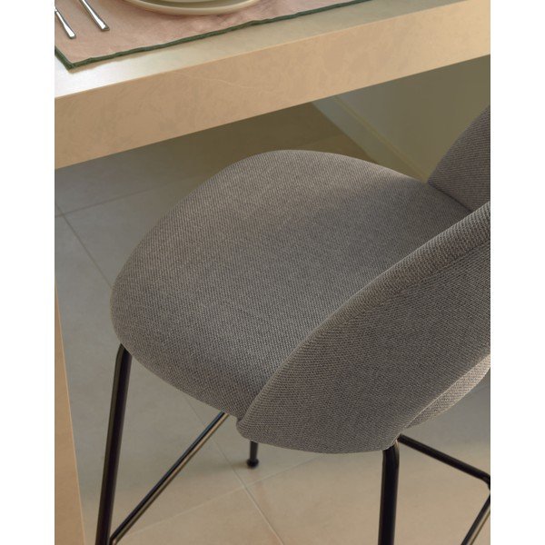 Hallid polsterdatud baaritoolid 4tk komplektis (istme kõrgus 63 cm) Mahalia - Kave Home-image-4