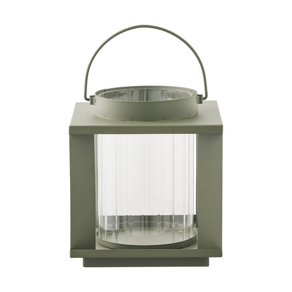 Metall/klaas latern (kõrgus 20,5 cm) Lohals - House Nordic-image-4