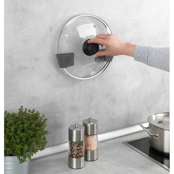 Isekinnituvad plastist kaanehoidjad 8-st komplektis - Wenko-image-1