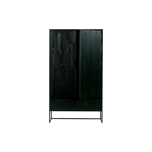 Mustast saarepuust kapp 85x149 cm Silas - WOOOD-image-2
