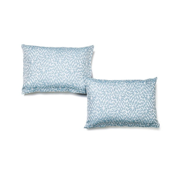 Světle modrý povlak na polštář z čisté bavlny Casa Di Bassi, 35 x 50 cm-image-2