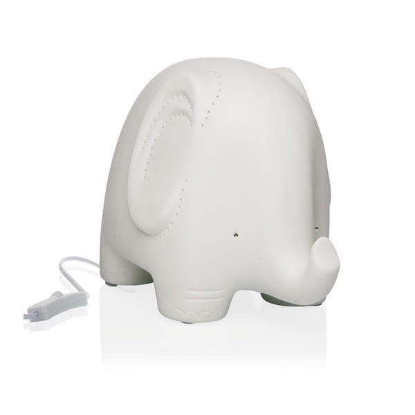 Stolní porcelánová lampa ve tvaru slona Versa