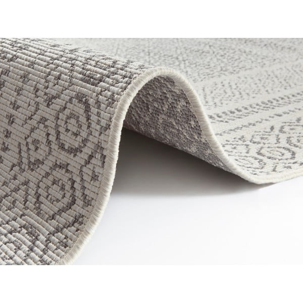 Hall ja valge õuevaip Berlin, 80 x 250 cm - Ragami-image-2