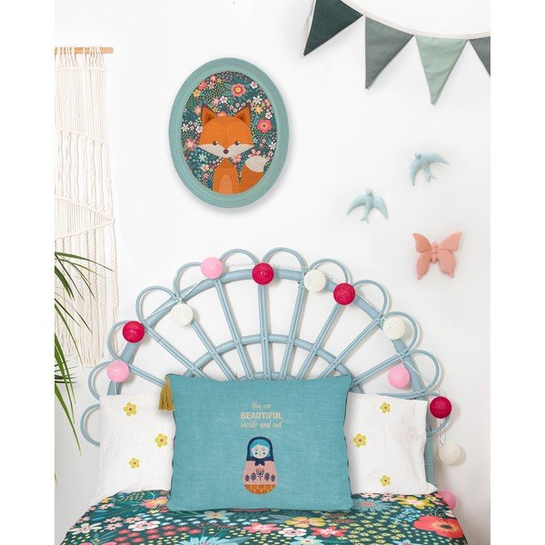 Sinine padi linase seguga Inside Out, 50 x 35 cm - Little Nice Things-image-1