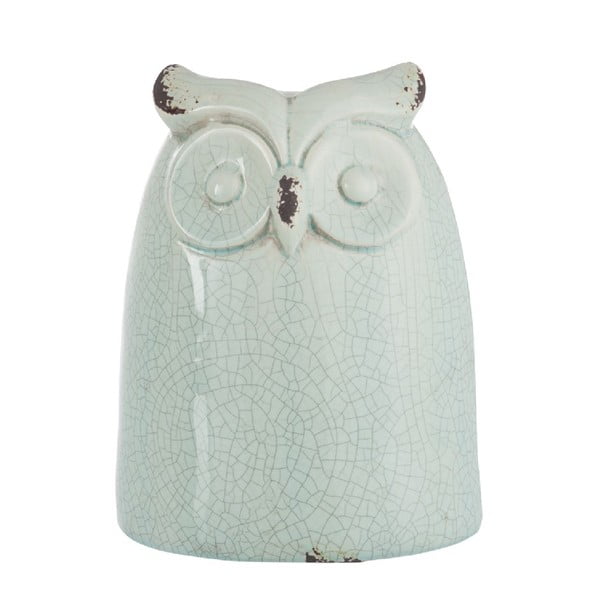 Dekorace Azure Owl, 21,5 cm