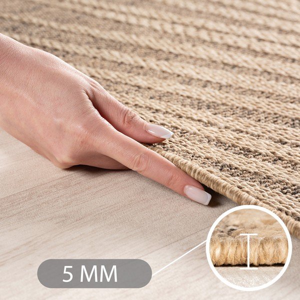 Pruun ümmargune sise- ja õuevaip ø 80 cm Timber 1403 - Ayyildiz Carpets-image-3