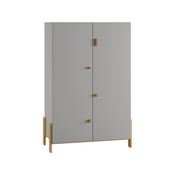 Helehall laste riidekapp 100x170 cm Cube - Pinio-image-3