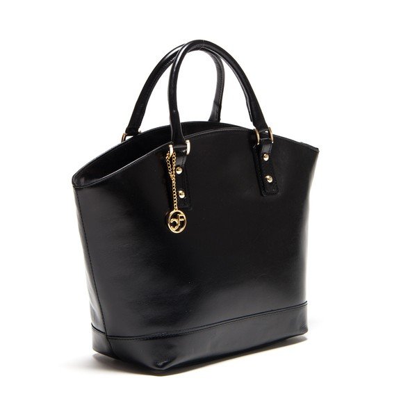 Kožená kabelka Carla Ferreri 351 Nero-image-2