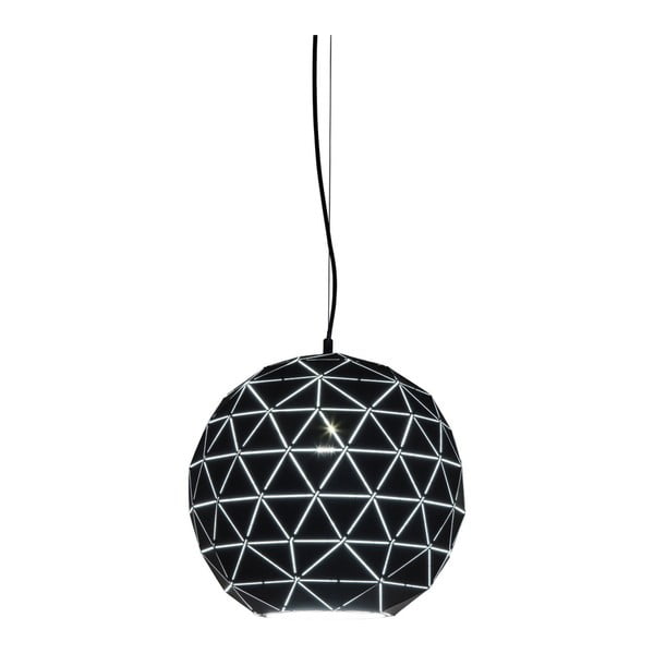 Černé stropní svítidlo Kare Design Triangle,  Ø 40 cm