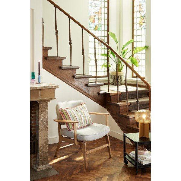 Oranž laualamp klaasist varjuga (kõrgus 36 cm) Podium - Hübsch-image-3