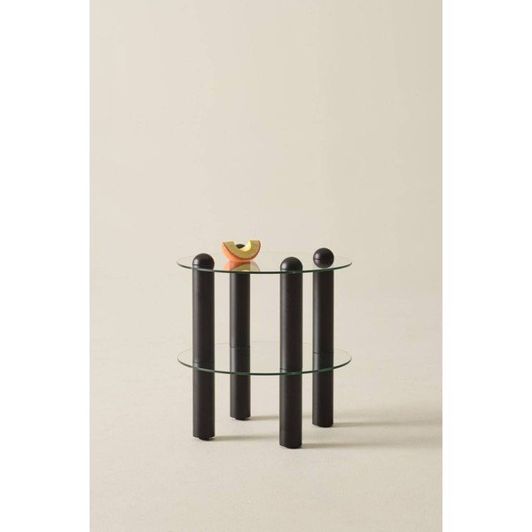 Klaasist ümmargune abilaud ø 48 cm Egan - Jotex-image-1