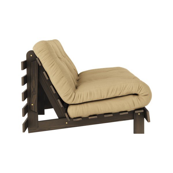 Sinepibeež diivanvoodi 160 cm Roots – Karup Design-image-4