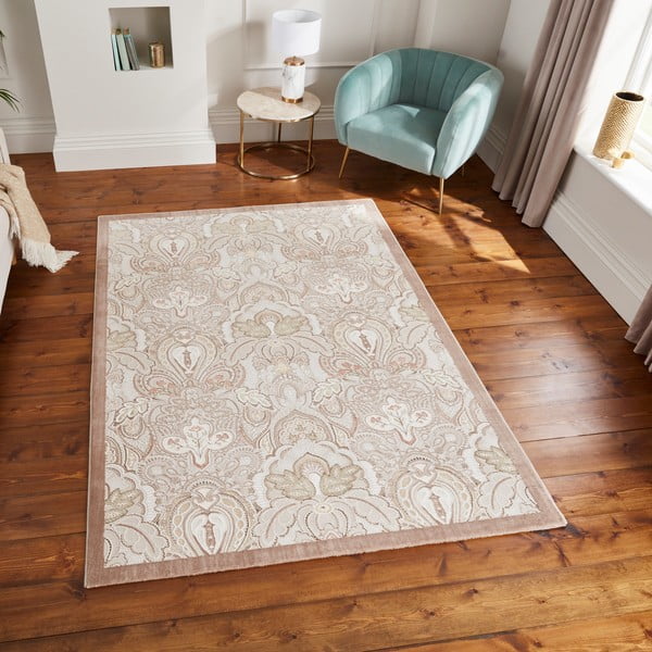 Kreem vaip 120x170 cm Damask Bronze - Think Rugs-image-3
