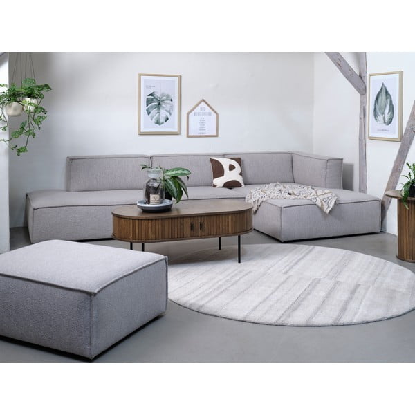 Naturaalset värvi tammepuidust kohvilaud 60x120 cm Nola - Unique Furniture-image-4