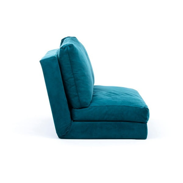 Petrooleumivärvi diivanvoodi 120 cm Taida – Balcab Home-image-1