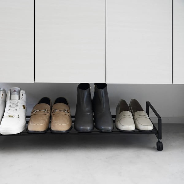 Must metallist jalatsihoidja 83,5x14,5x27,5 cm Tower - YAMAZAKI-image-3