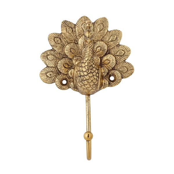 Kuldne seinale kinnitatav metallist konks Dun - Bloomingville