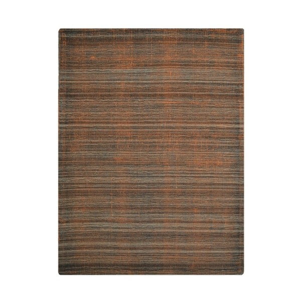 Šedo-oranžový vlněný koberec The Rug Republic Medanos, 230 x 160 cm