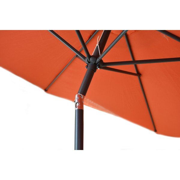 Oranž päikesevarju ø 300 cm - Rojaplast-image-1