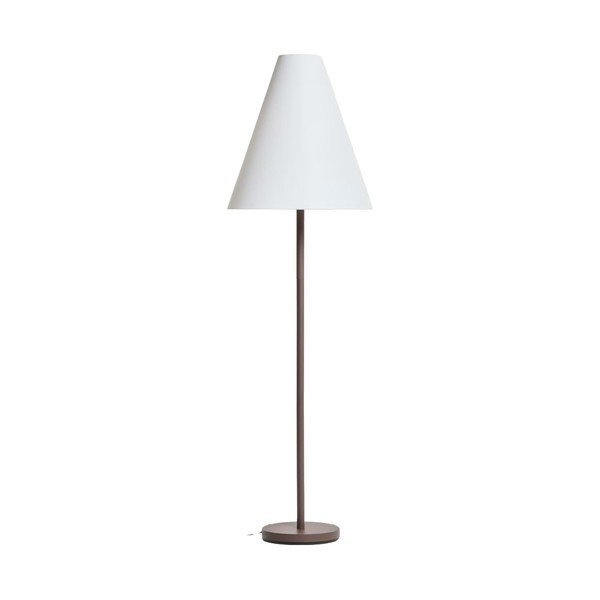 Pruun põrandalamp tekstiilist varjuga (kõrgus 153 cm) Navat - Kave Home