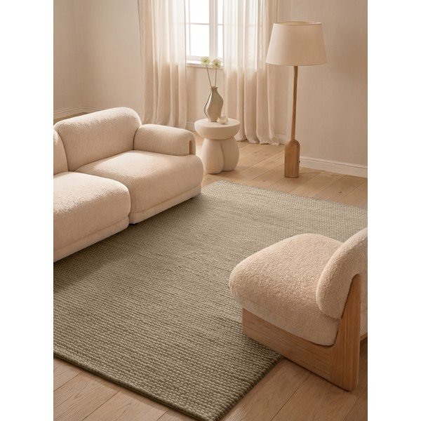 Käsitsi kootud villane vaip naturaalses värvitoonis 160x230 cm Richmond Diana - Ted Baker-image-1