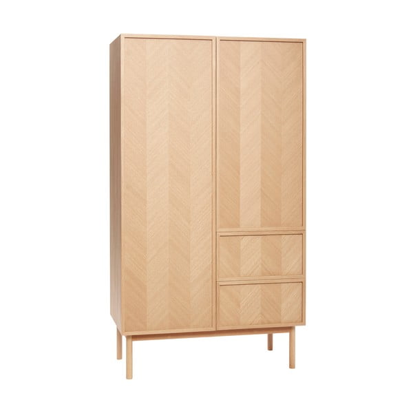 Tammepuust riidekapp 100x180 cm Herringbone - Hübsch