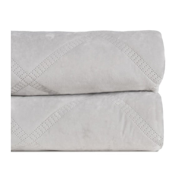 Kreem sametist tepitud voodikate 230x260 cm - Ixia