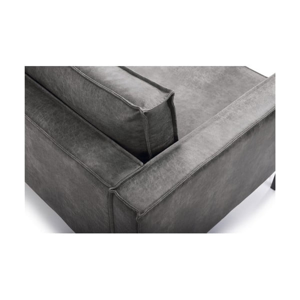 Tumehall kunstnahast diivan 216 cm Rate - Scandic-image-3