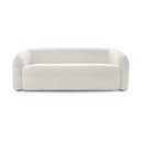 Valge bukleekangast diivan 193 cm Elina - Bobochic Paris