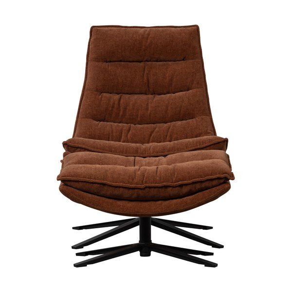 Pruun pöörlev šenillist tool koos jalatoega Kube - WOOOD-image-3