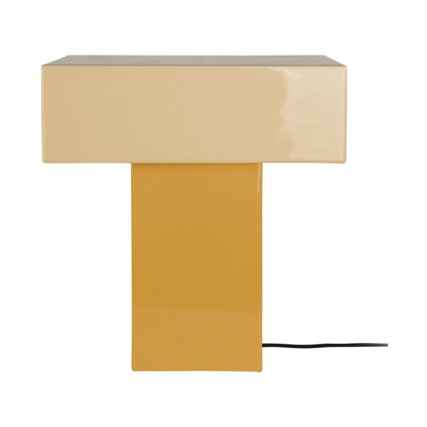 Kollane lauavalgusti (kõrgus 35 cm) Grato Recto – Leitmotiv