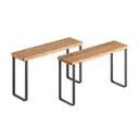 Puidust lisariiulid, 2 tk komplektis 27x8 cm York - Metaltex