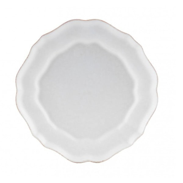 Bílý dezertní talíř z kameniny Casafina Impressions, ⌀ 22 cm