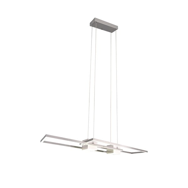 Hõbedane LED dimmerdatav rippvalgusti koos puldiga Albany - Trio-image-2