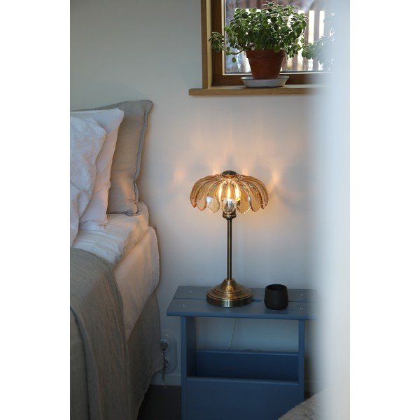 Messingist/merevaigust laualamp (kõrgus 43 cm) Kurage - Markslöjd-image-1