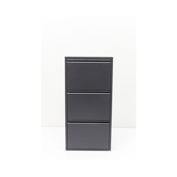 Antratsiitmustast metallist jalatsiriiul Caruso - Kare Design-image-1