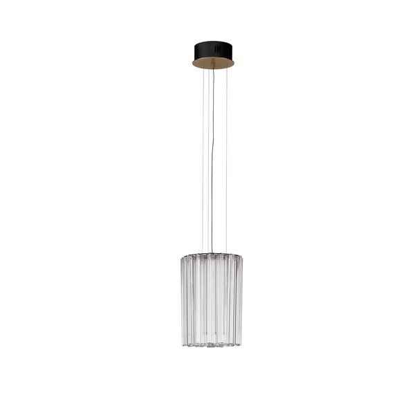 Terasest hämardatav LED-rippvalgusti messingivärvis, ø 22 cm Nol - Nova Luce