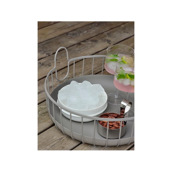 Traadiga metallist korv ø 38x18 cm Inu - Zone-image-3