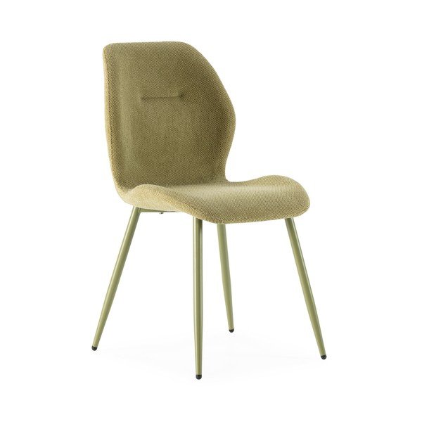 Rohelised polsterdatud söögitoolid 4 tk komplektis Ansu - Marckeric