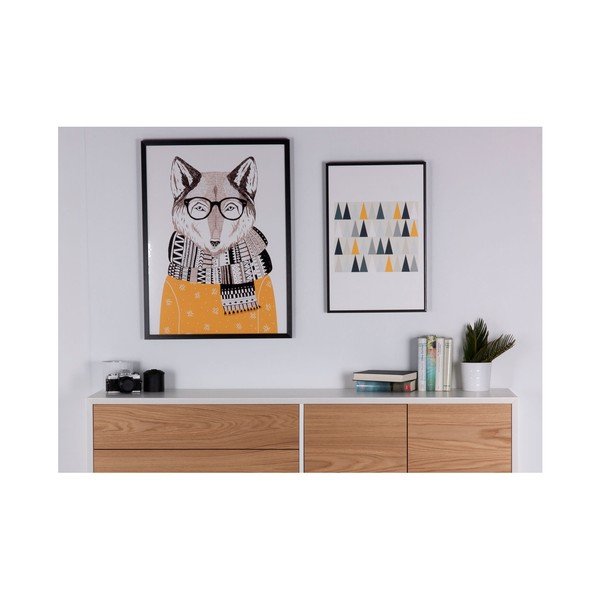 Maal Wolf, 60 x 80 cm Fox - sømcasa-image-2