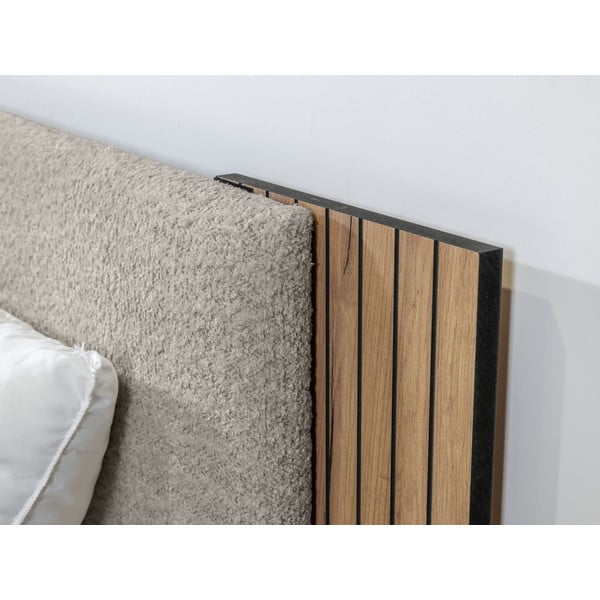 Helehall kaheinimesevoodi 140x190 cm koos võrega Lior - Bobochic Paris-image-4