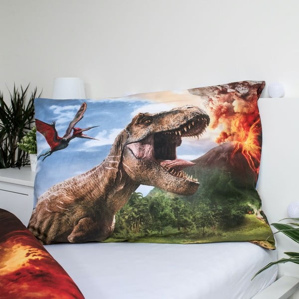 Puuvillane laste voodipesu 140x200 cm Jurassic World "Volcano" - Jerry Fabrics-image-3