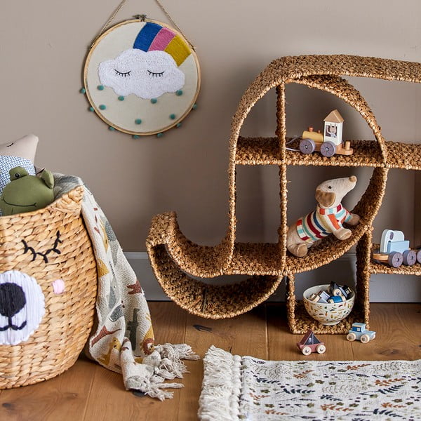 Rotangist riiul lastele Elmar - Bloomingville Mini-image-1