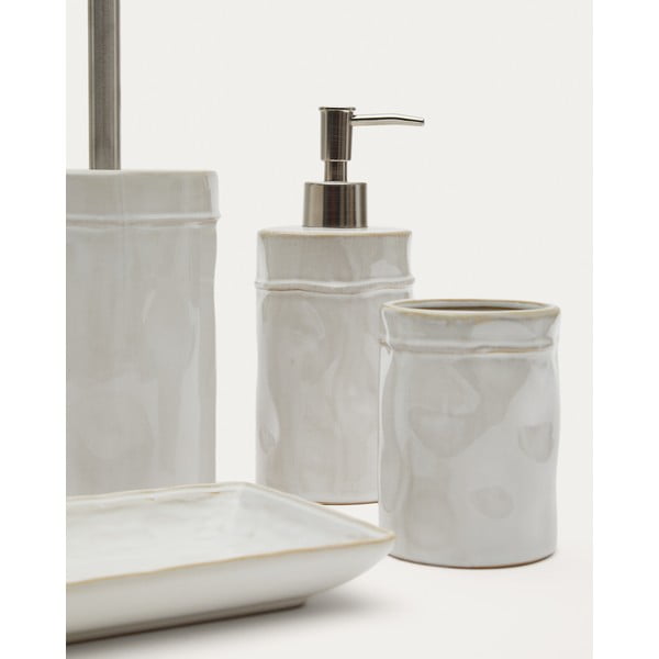 Kreem keraamiline seebidosaator 650 ml Savel - Kave Home-image-4