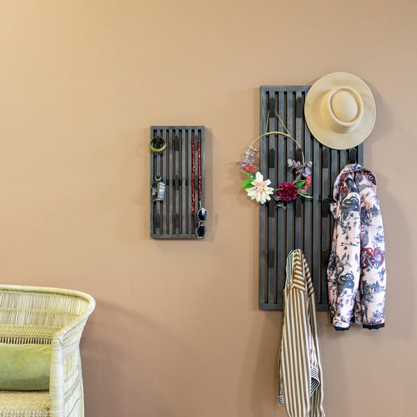 Tumepruun tammepuidust seinanagi Parco - Spinder Design-image-1