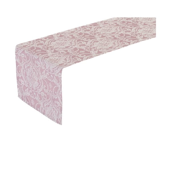 Růžový běhoun na stůl Unimasa Vintage, 150 x 45 cm