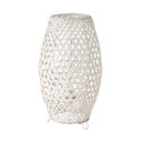 Valge laualamp bambusevarjundiga (kõrgus 36 cm) - Casa Selección