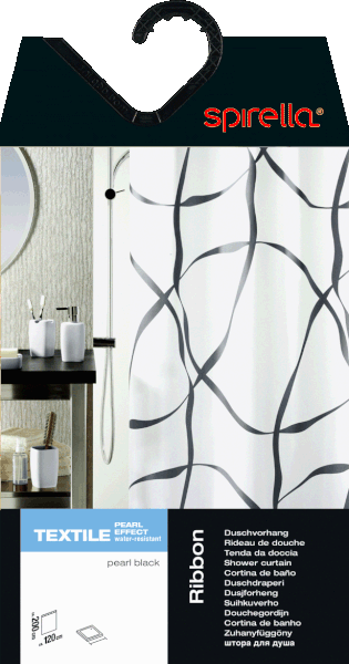 Dušikardin 120x200 cm Ribbon - Spirella-image-1