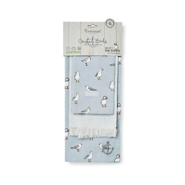Köögirätikud komplektis 3 tükki 45x65 cm Costal Birds - Cooksmart ®
